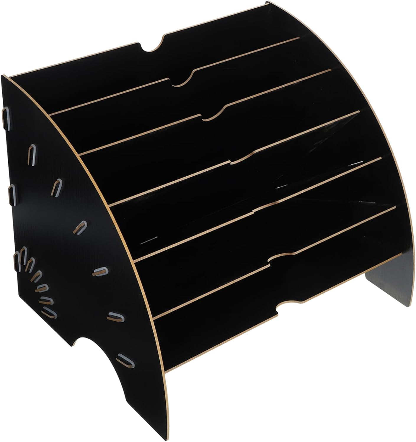 TEHAUX Desktop File Organizer Stand Multi Document Storage Rack for Office and Display Holder Space-Saving Design Lightweight