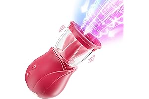 Rose Sex Toys Pussy Pump with Vibration & Suction - Stimulating Clitoral...