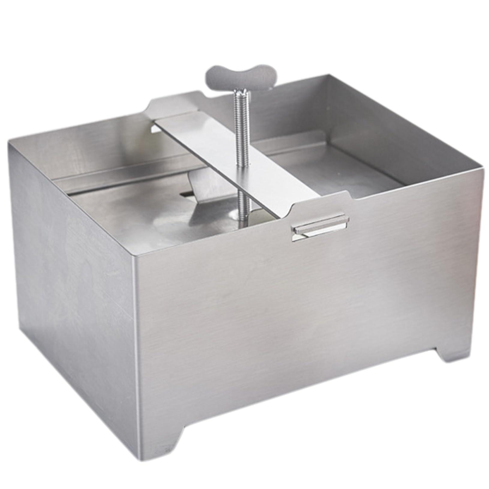 Tofu Press, appuye en Tofu en Acier Inoxydable, Fabricant de paneer réglable avec Trou de vidange et Plate