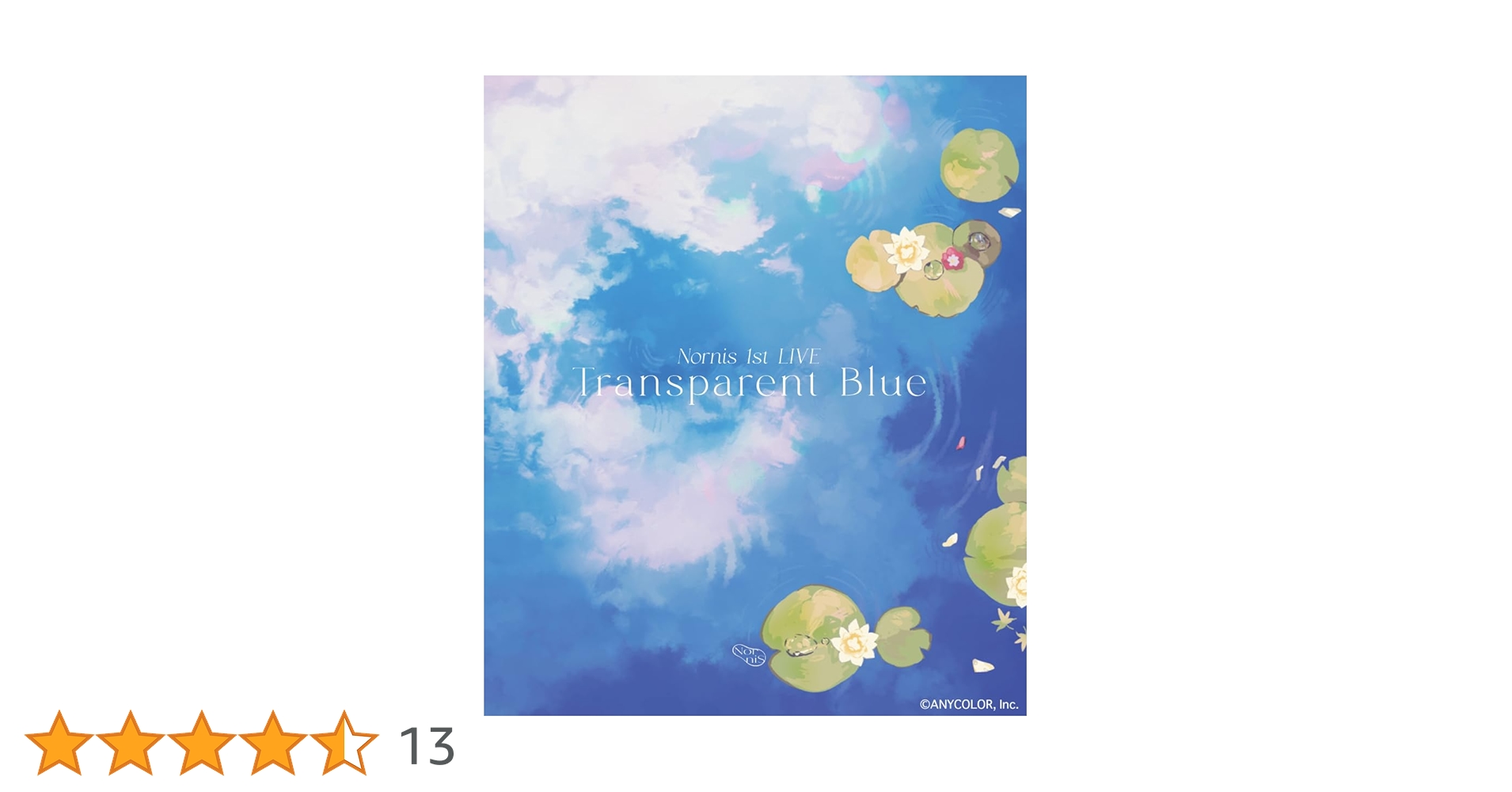 Amazon.co.jp: Nornis 1st LIVE -Transparent Blue- [Blu-ray