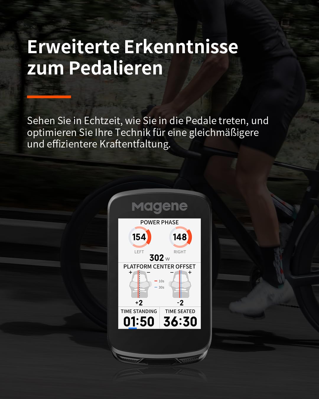 Magene C606/C606 V2 GPS-Fahrradcomputer, Multi-Scenario ClimbPro, WLAN- & Bluetooth-Datenübertragung, Routenplanung, Anpassbare Datenanzeige, Indoor-Training