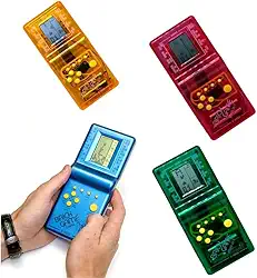 Mini Game Retrô Portátil Infantil Unissex 9999 Jogos em 1 Console de Mão Clássico Brinquedo Educativo Interativo com Tela LCD Sons e Níveis Diversos