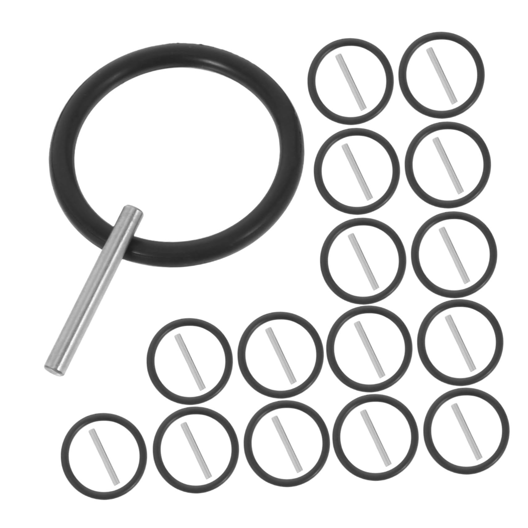 Housoutil Electric Wrench Spare Parts 20 Sets Retainer Rings Pins 3x25mm for 22-34mm Socket Design