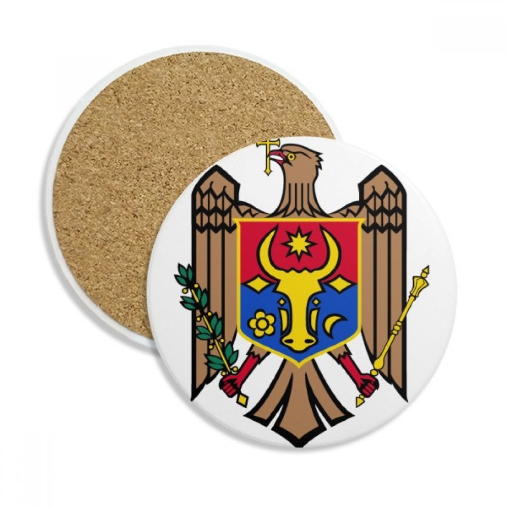 Coaster en céramique Moldavie tasse porte pierre absorbant