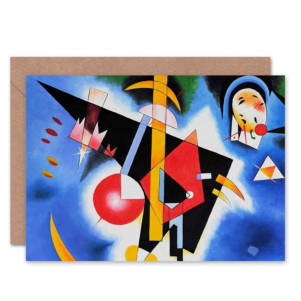 Wee Blue Coo Blue Wee Coo Im Blau In By Wassily Kandinsky New Art Greetings Gift Card