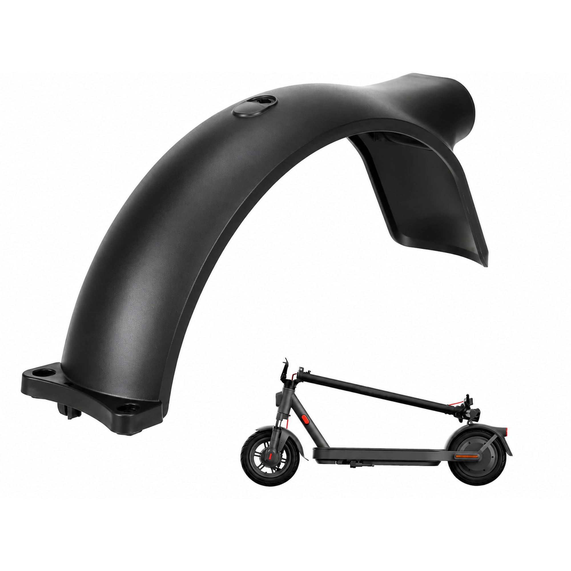 Guardabarros trasero compatible con Xiaomi Electric Scooter Elite, guardabarros trasero de repuesto para patinete eléctrico, accesorio resistente