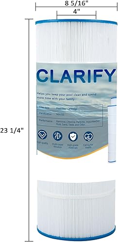 Miniatura 4 de CLARIFY Filtro de repuesto para piscina compatible con PA120, C1200, CX1200RE, Filbur FC-1293, Ultra-B2, Waterway Clearwater II, Pro Clean 125,