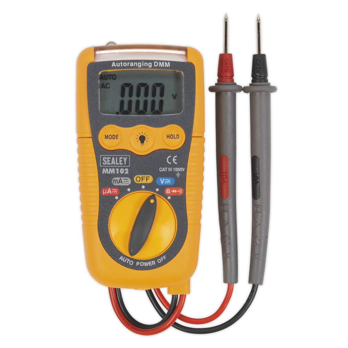 Sealey Professional Auto-Ranging Digital Multimeter MM102