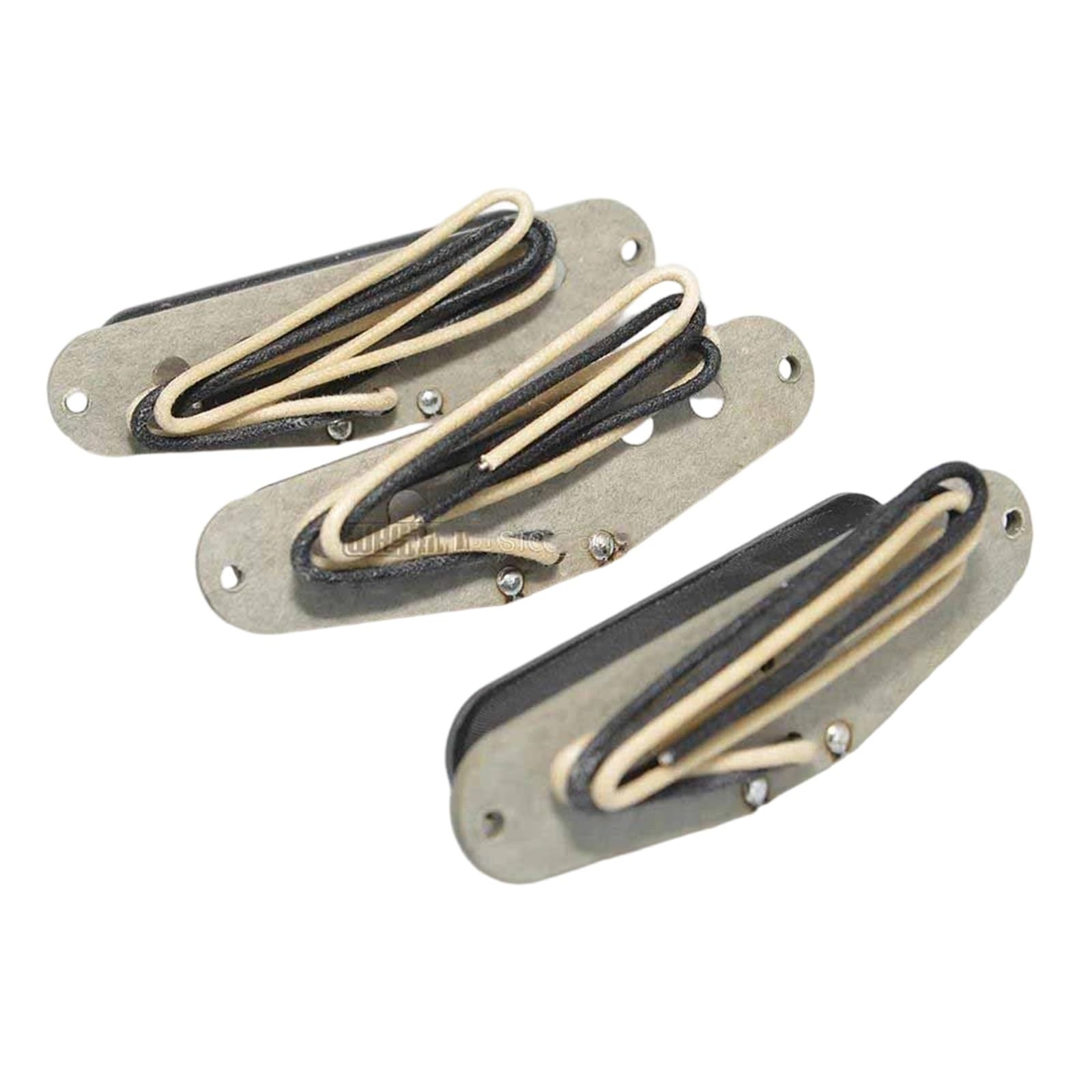 Pickup Per Chitarra Elettrica Pickup Vintage Pickup Per Chitarra Alnico 5 | Accessori per chitarra con pickup con piastra inferiore grigia carica a mano(Vintage White)