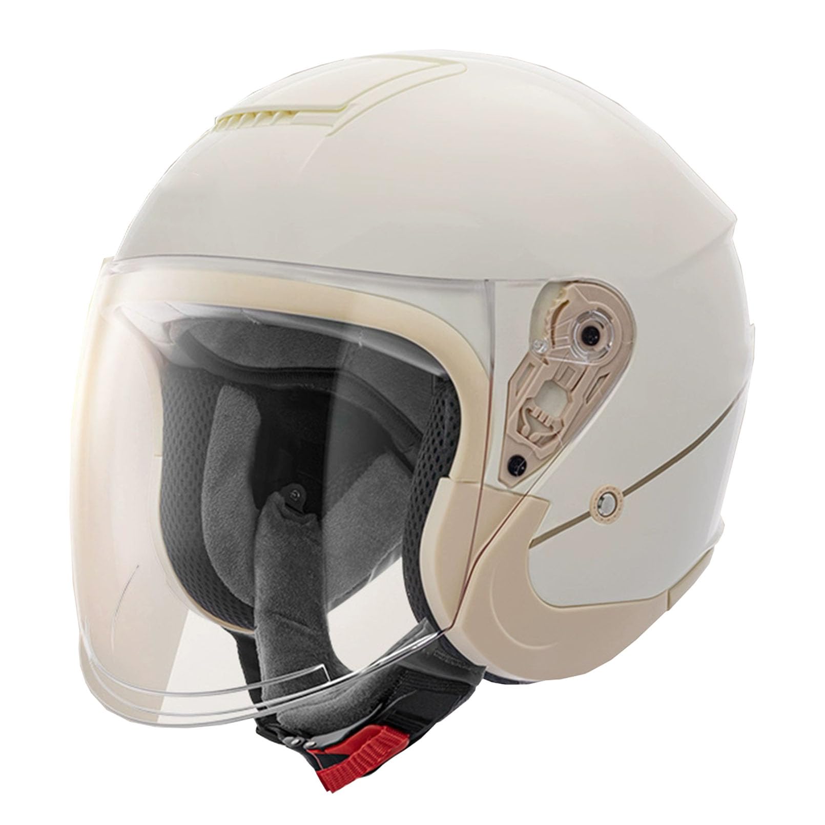 Cyclomoteur Casque Jet pour Balade Urbaine et Trajet Quotidien Retro