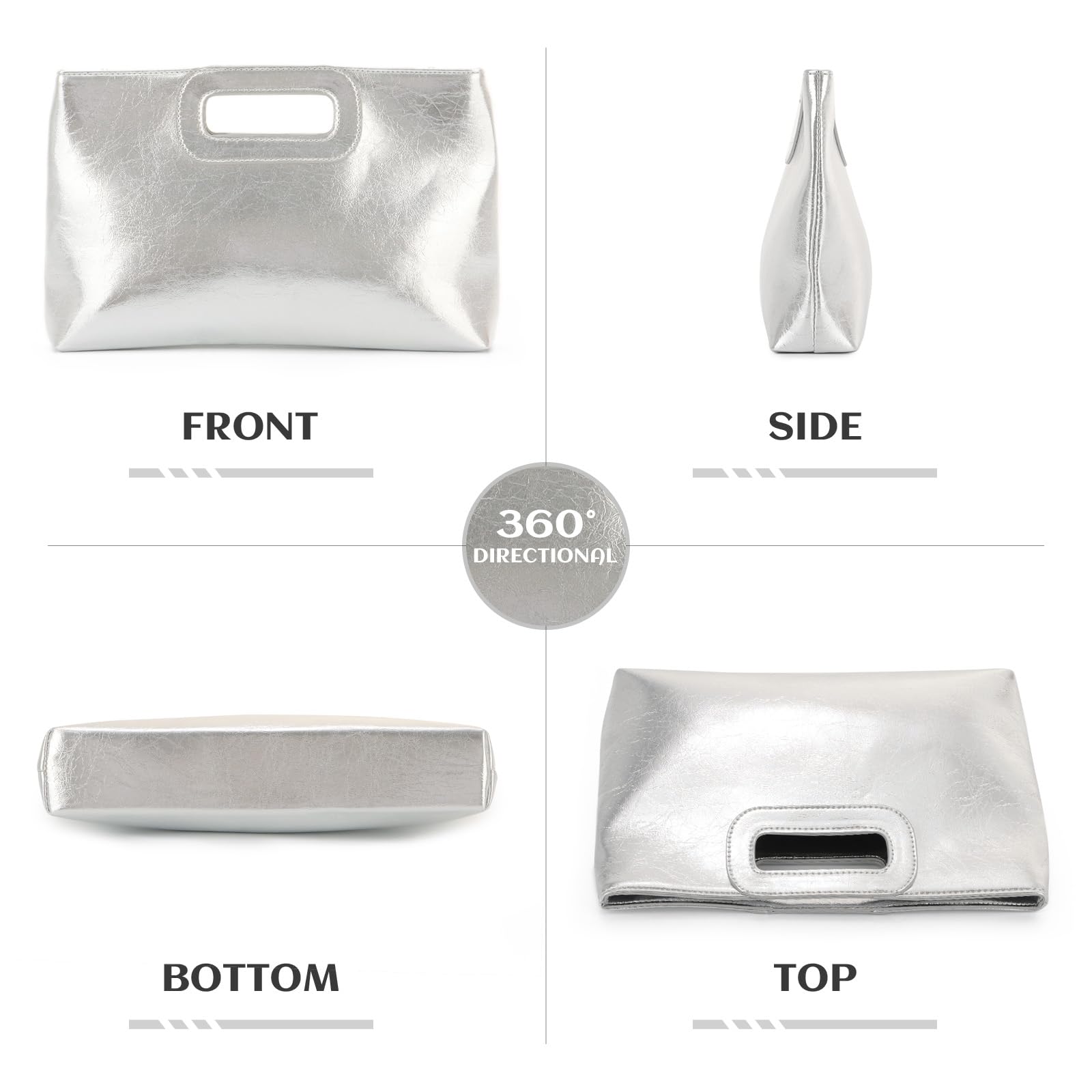 PU Cuir Pochette Sacs À Main Pour Femmes Sac De Formel Élégant Pochettes Bandoulière Sac À Main
