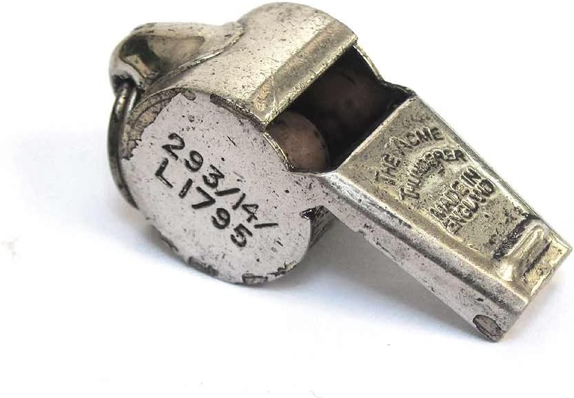 WW2 Whistle 293/14/L1795 Air Ministry 23/230 RAF USAAF Rescue Emergency Ditching Thunderer WWII Pilot AGED