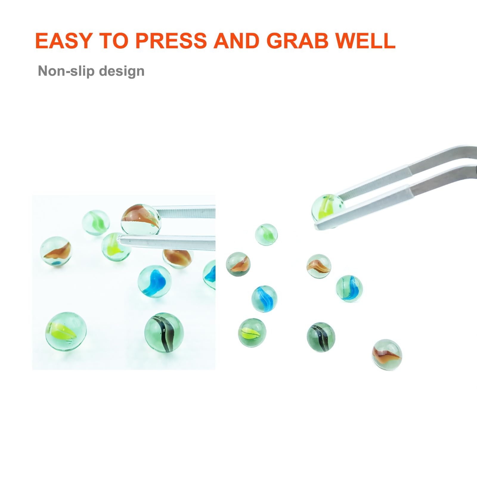 2 pinzas extralargas con punta de goma, pinzas de alimentación, 48.0 cm para acuario Fecsam de acero inoxidable, herramientas grandes para pecera, terrario, acuascaping, serpiente reptil