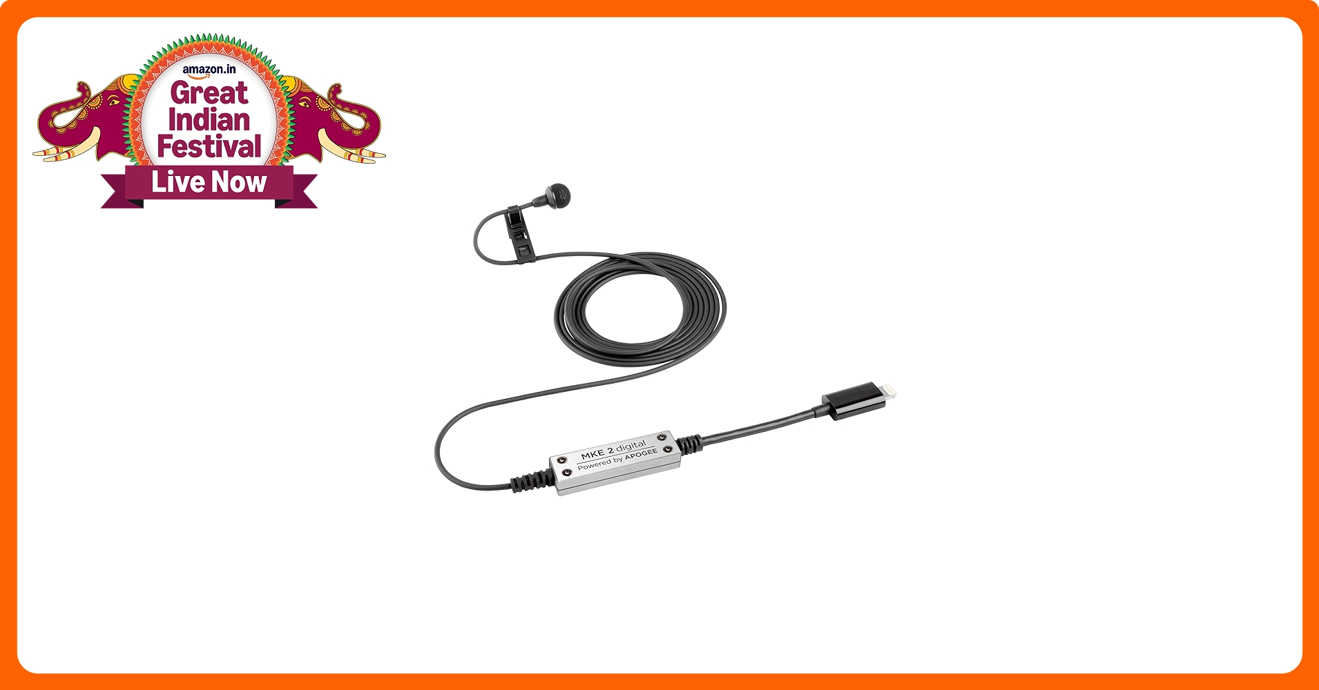 Sennheiser MKE 2 Digital. Professional Collar mic with