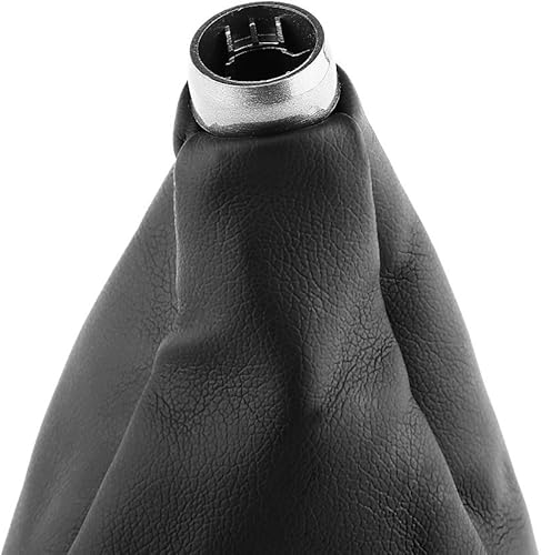 Miniatura 8 de Qiilu - Funda para maletero de palanca de cambios 2006-2012, cubierta antipolvo de piel sintética para palanca de cambios manual