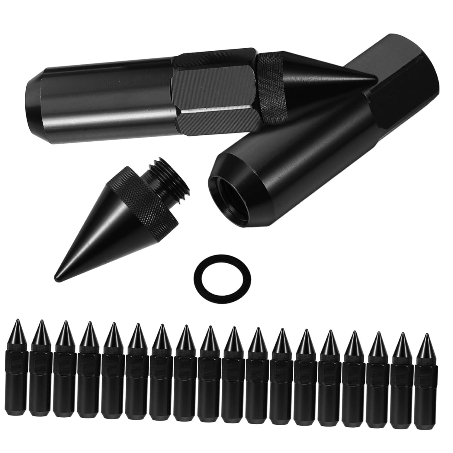 PRETYZOOM 20-Piece Universal Wheel Lug Nut Covers Set for Cars Chrome Wheel Nut Caps Dust Protection for Tire Accessories and Custom Rim Upgrades