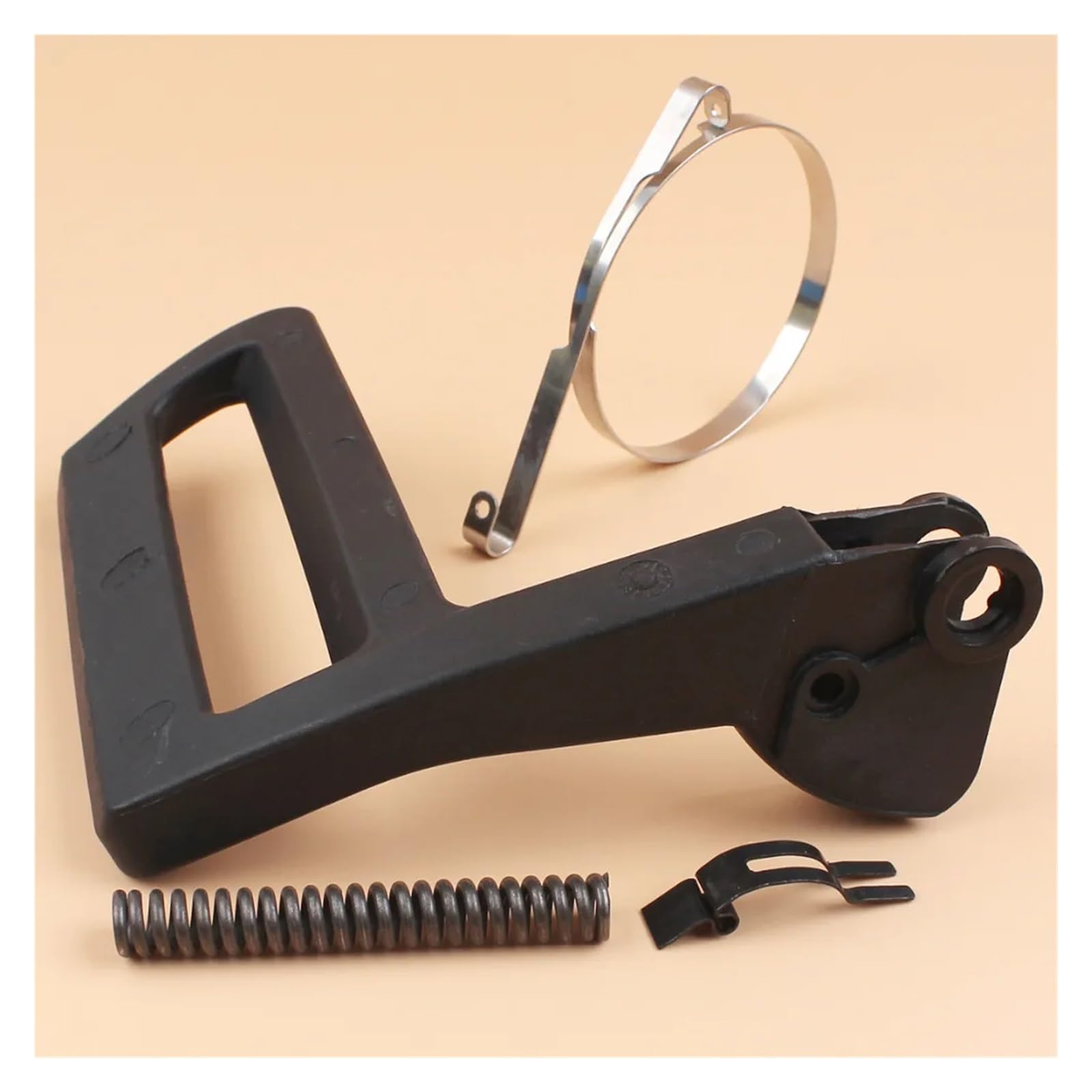 Kit de Resorte Banda Nivel protección manija Delantera Freno Cadena, Compatible con motosierras 61, 262, 266, 268 y 272. Piezas Repuesto for Motosierras