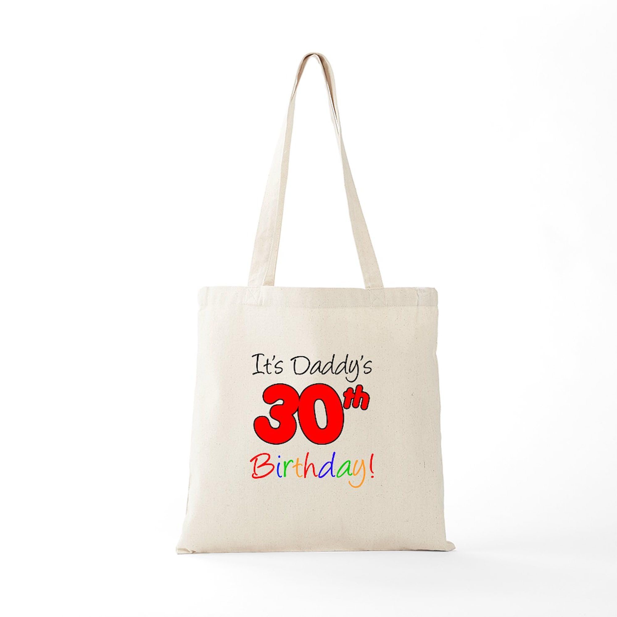 Funny 30th Birthday Tote Bag – Reusable Natural Canvas Shopping Bag