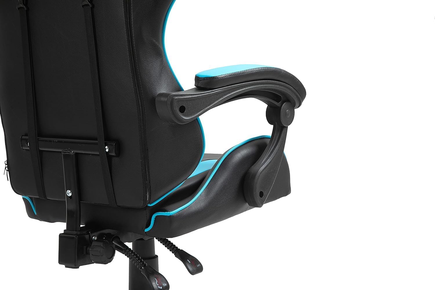 mcc direct Sedia da ufficio ergonomica, girevole, sedia da scrivania, sedia da gioco, sedia da gaming, blu