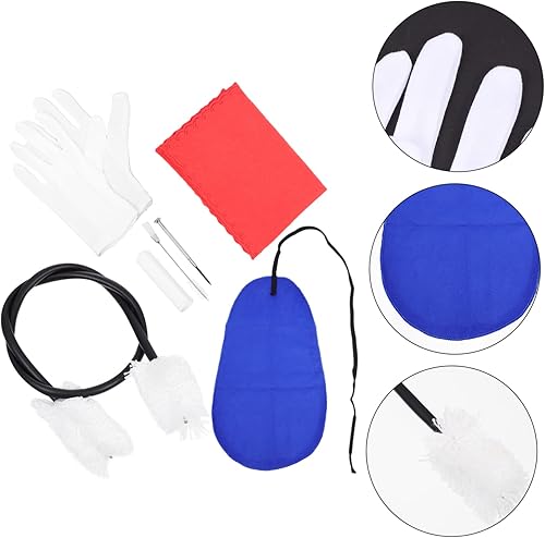 Miniatura 7 de ibasenice 5 Sets Flauta Limpieza y Mantenimiento Clarinete Kit de Limpieza Saxofón Cepillo de Limpieza Instrumentos Musicales Para Niños Limpiador