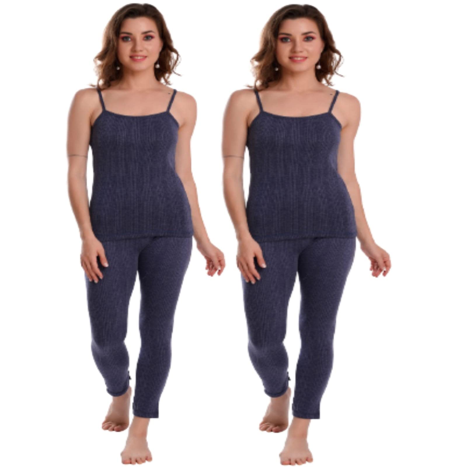 Jairy Shop Women's Cotton Thermal Spaghetti Top for Women Thermal Set for Women/Ladies/Girls Winter