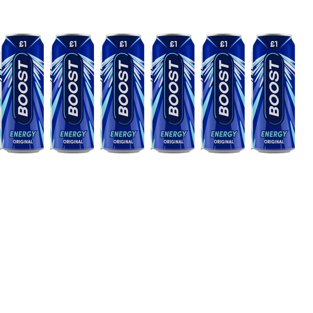 Boost Energy Original I 500ML I Carbonated Mixed Fruit Flavoured Drink I Pack of 6