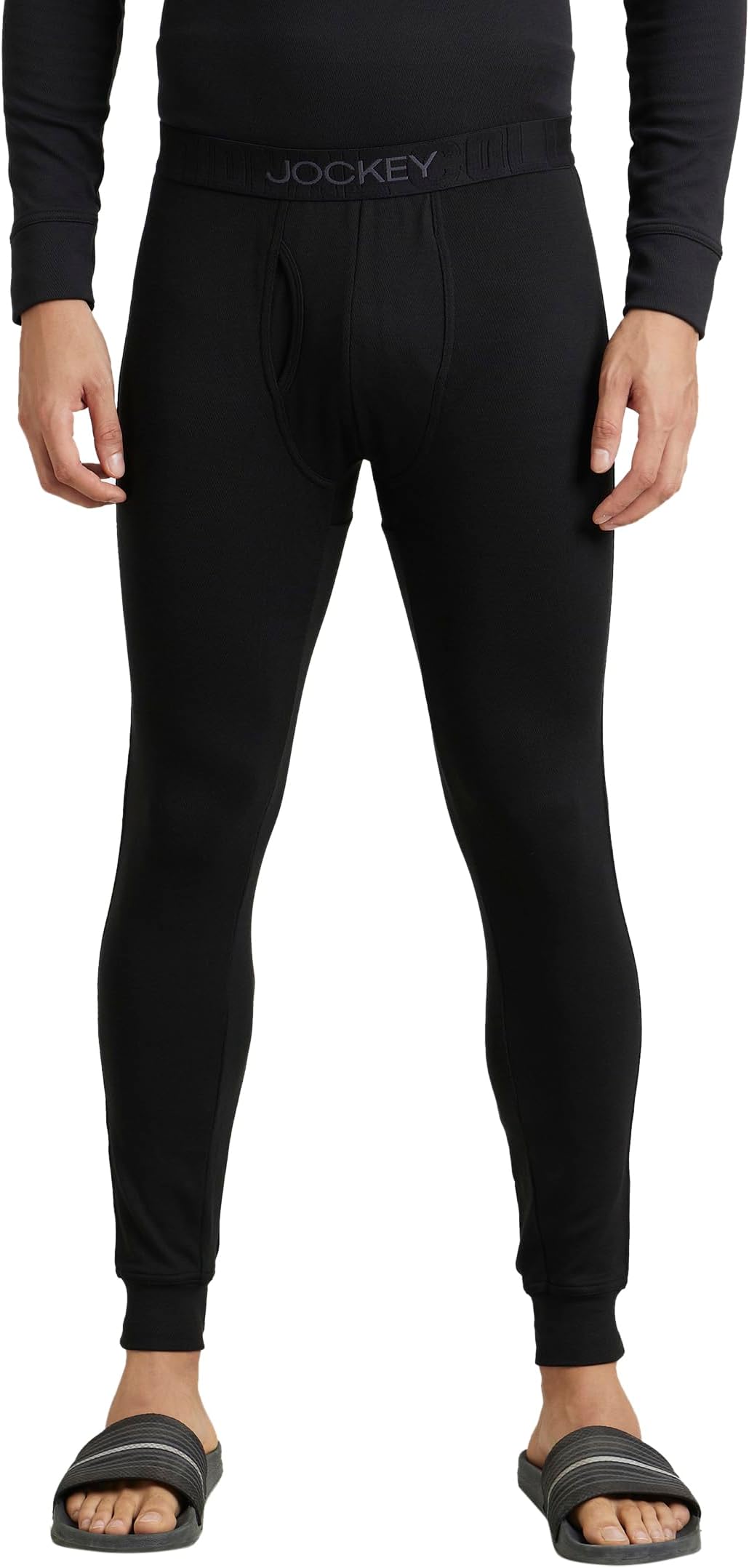 2623 Men Ultra Warmth Soft Touch Microfiber Elastane Stretch Fleece Fabric Thermal Long John with StayWarm Technology