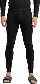Jockey 2623 Men's Soft Touch Microfiber Elastane Stretch Fleece Fabric Thermal Long John with Stay Warm Technology Price In India