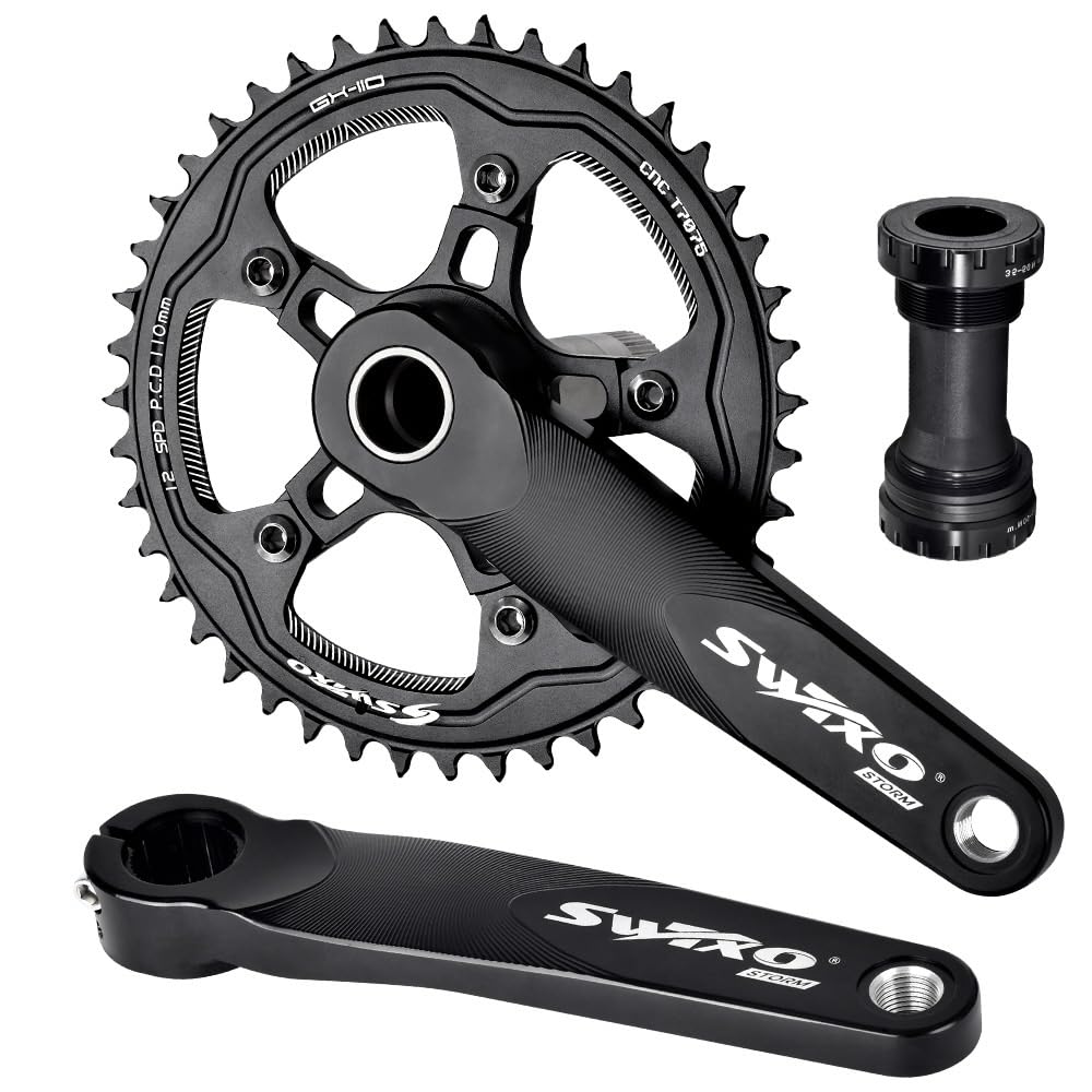 Amazon | ロードバイククランクセット 110BCD 38-52T GXP ナローワイド