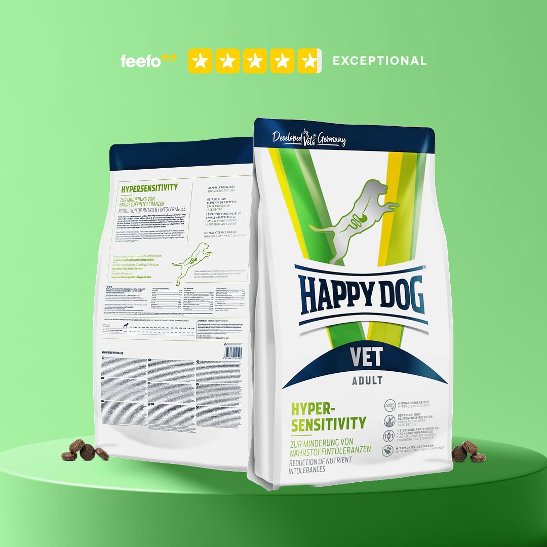 Happy Dog VET Diet Hypersensitivity | 12 kg Bag | Veterinary