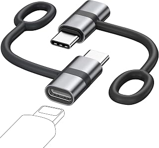 (2個入り)マイクロUSB変換アダプター Type-C to Micro USB マイクロusb タイプc 変換 マイクロ usb タイプc 変換 マイクロusb 変換アダプタ急速充電・データ転送対応 Xperia、Galaxy、Nexus等Micro USB対応デバイスに最適 ストラップ付き (ライトニング タイプc 変換 (2個))