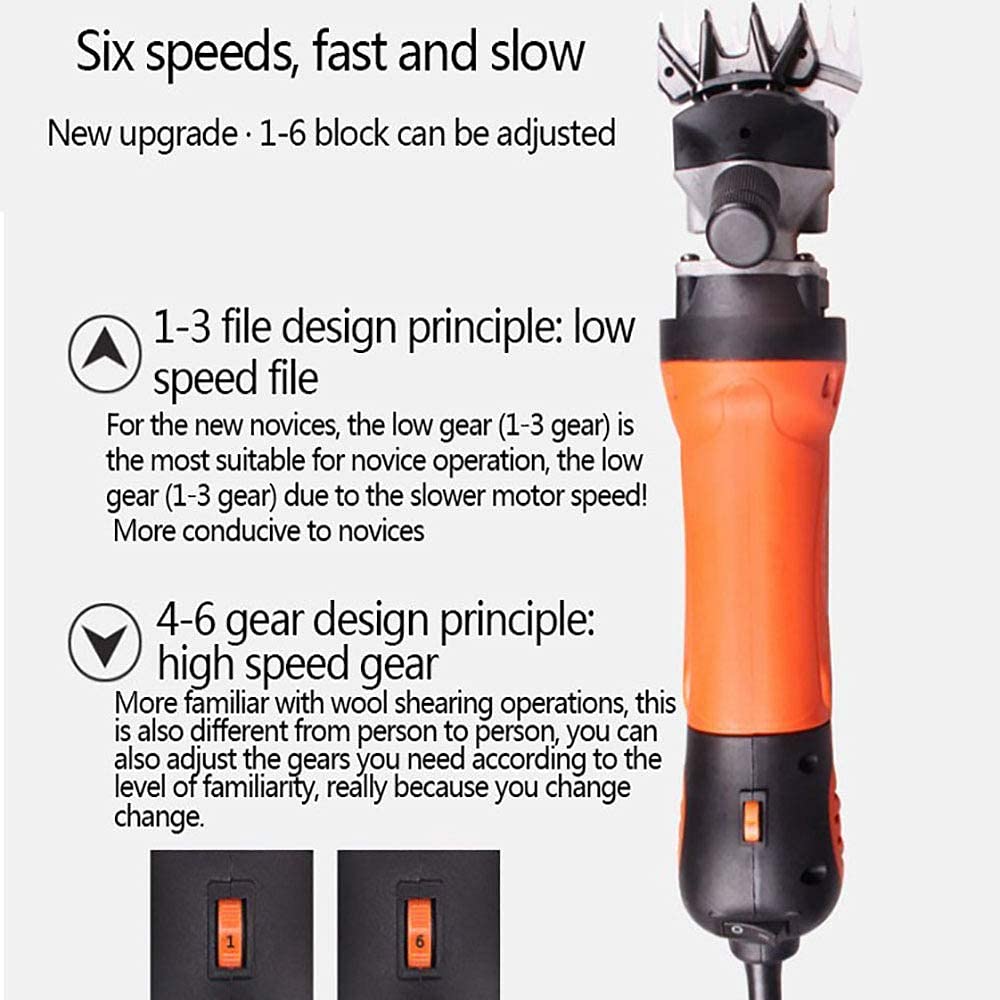 Tosatrice elettrica per pecore 690W Tosatrice per toelettatura professionale per impieghi gravosi Pet Trimmer W