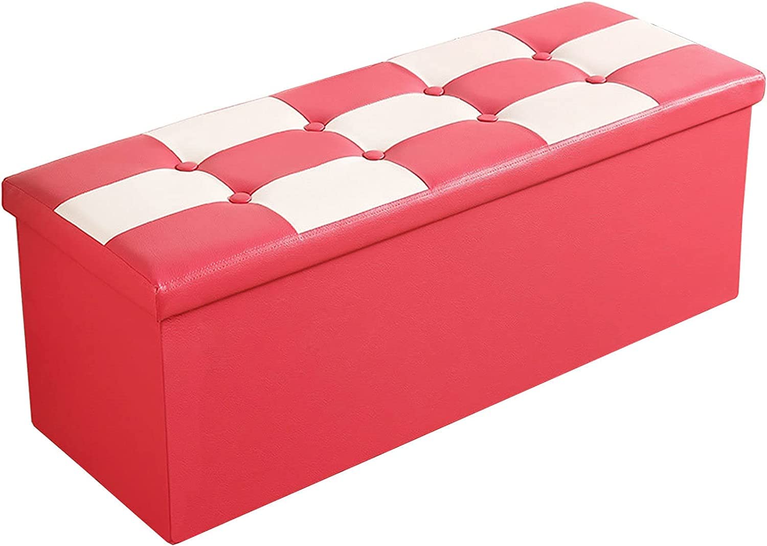 Repose-pieds de chambre rose en simili cuir pour créer un coin lecture cosy