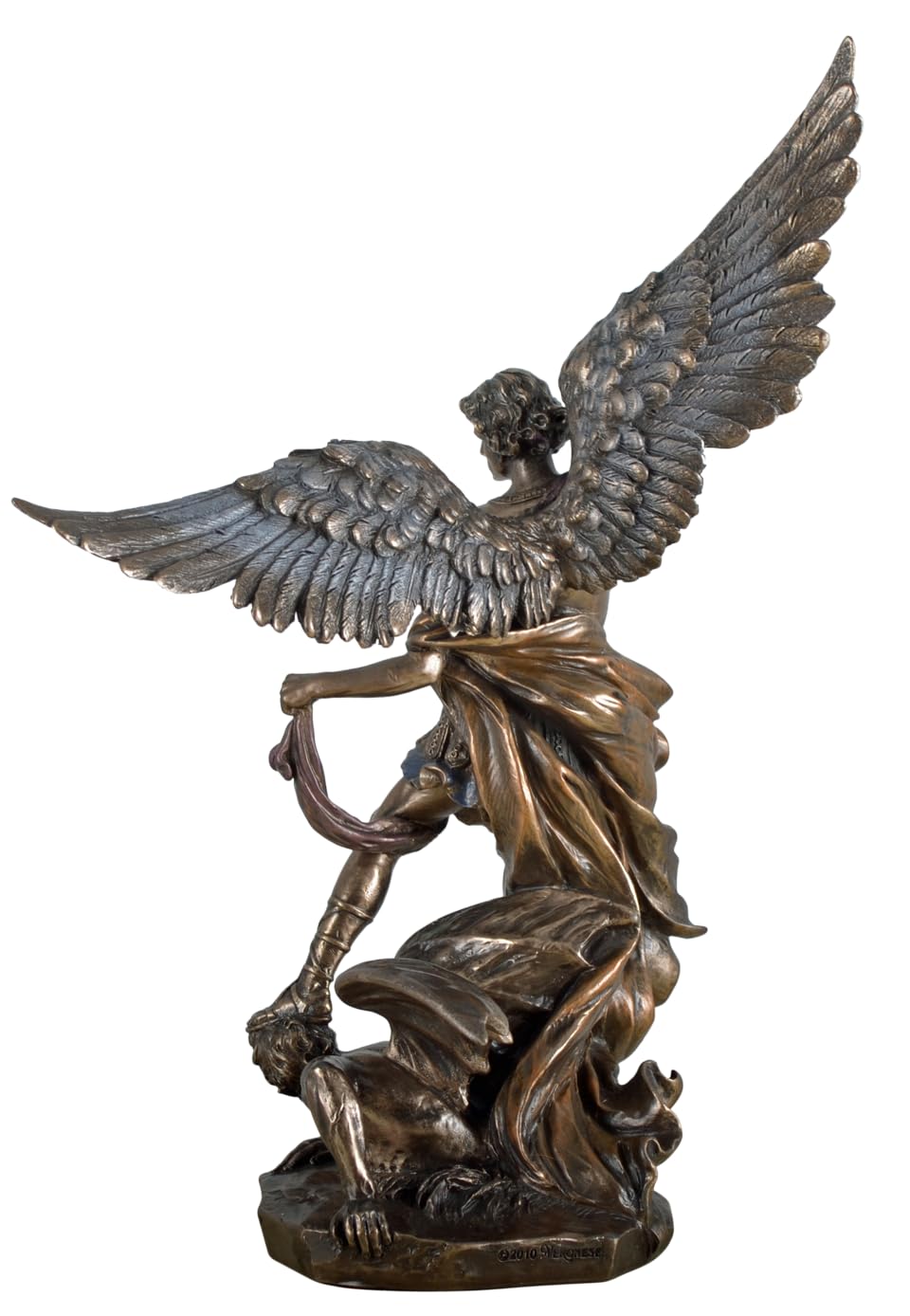 Veronese figurka Archanioła Michała walczy ze złem figurka brązowana rzeźba