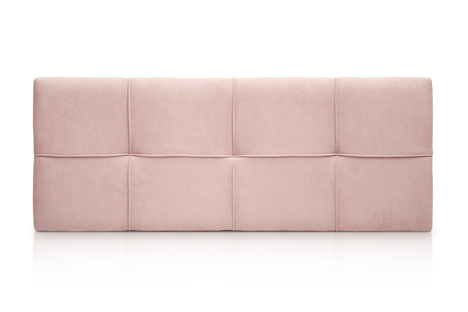 SUENOSZZZ-ESPECIALISTAS DEL DESCANSO Cabecero de Cama tapizado, Modelo Square para Camas de 135 (145 x 57 cm) Tela Salmón