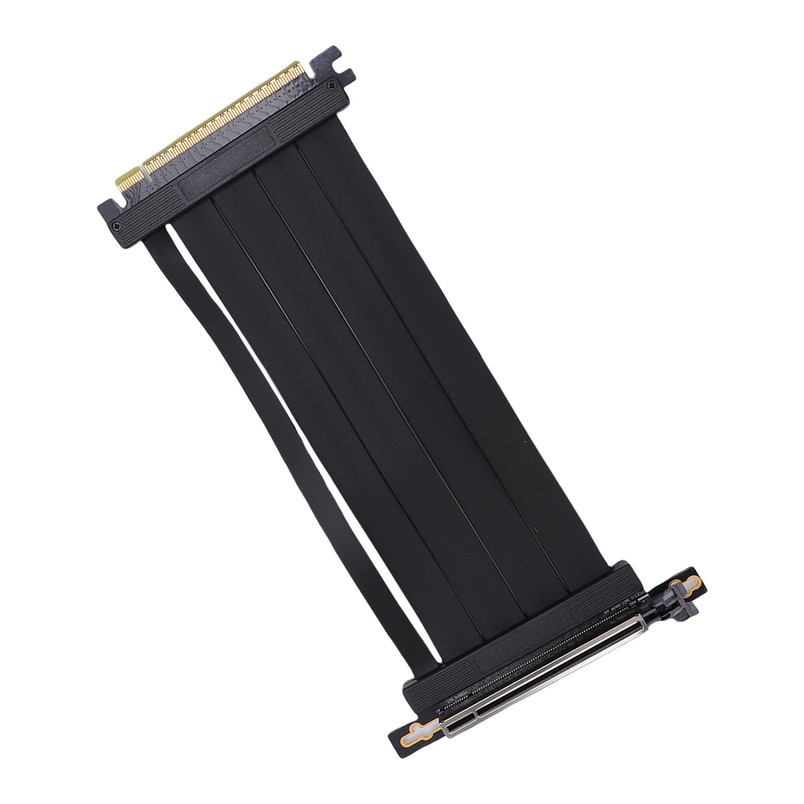 PCIe 5.0-Riser-Kabel, PCIe 5.0 X16 200 Mm Hochgeschwindigkeits-Extender, Flexibler Erweiterungsport mit 128 Gbit/s Bandbreite, Abwärtskompatibel mit 4.0 3.0 2.0 1.0, Ideal für RTX4090 Ti AI