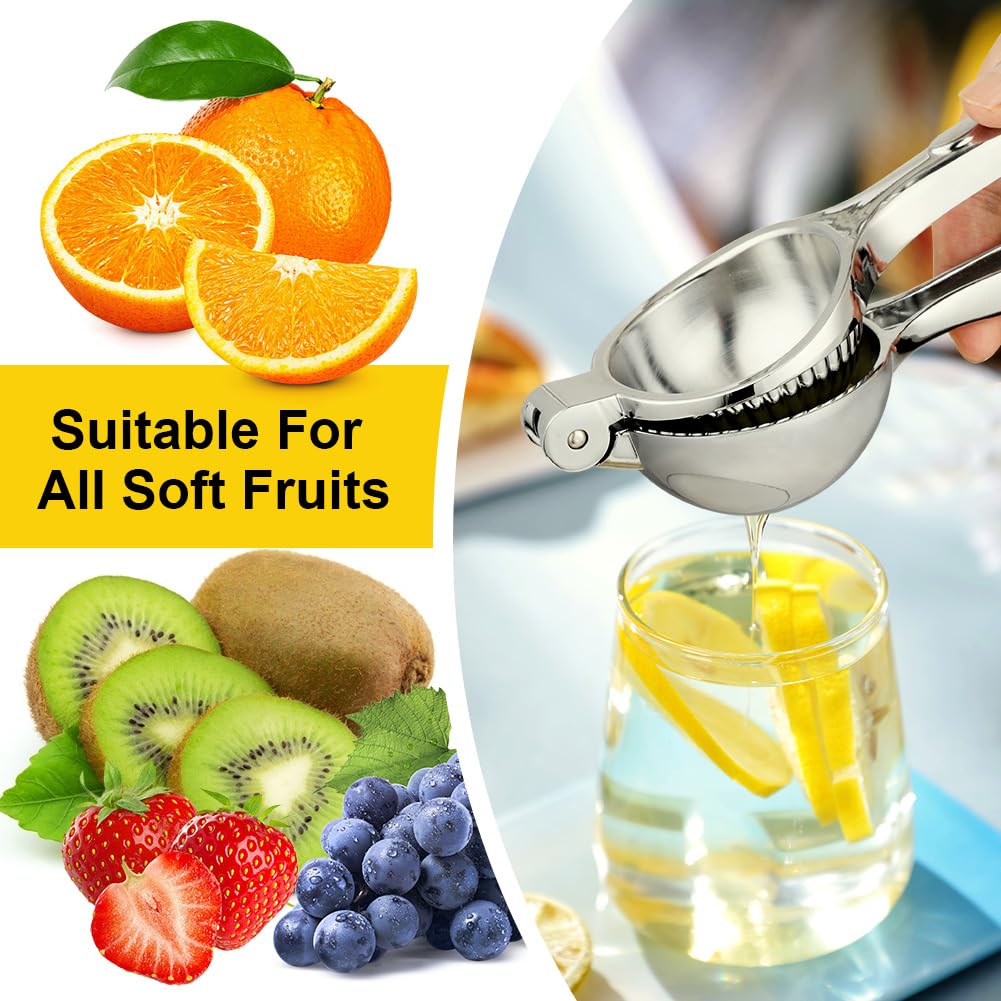 Exprimidor Limón Manual Duradero de Zinc AUAUY para Naranja y Frutas