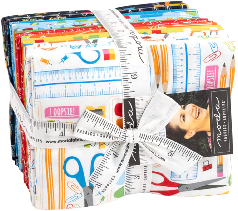 Moda Fabrics Back to School Fat Quarter Bundle by Stacy Iest HSU 20890AB