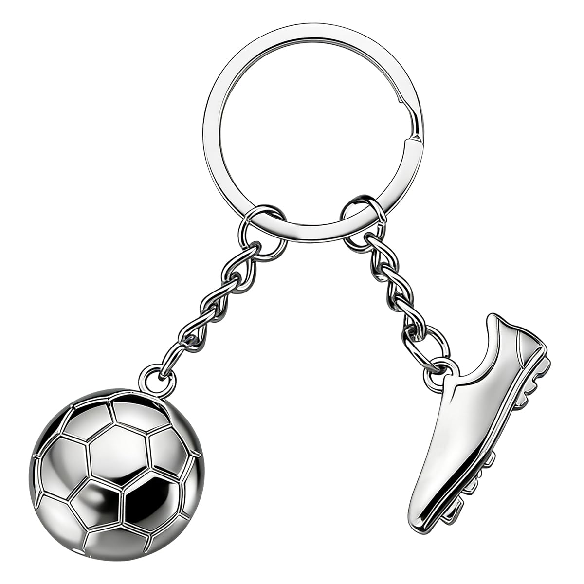 Portachiavi Calcio,Portachiavi Regalo Calcio,Portachiavi Pallone Calcio per Ragazzi e Ragazze,per Fan,Coppie e Feste di Compleanno per Scambiarsi Regali