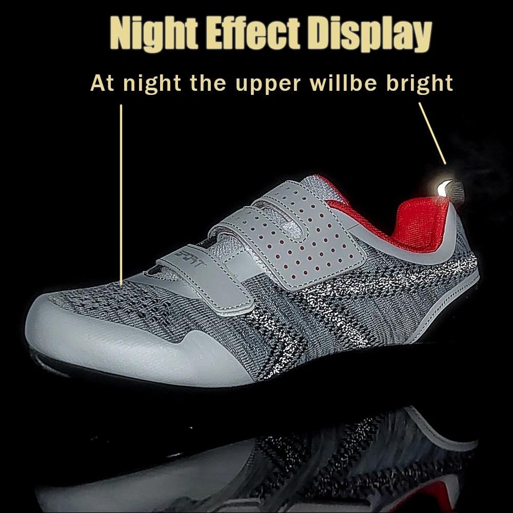 ULTIANT Zapatillas de Ciclismo Mujer y Hombre, compatibles con Las Zapatillas de Ciclismo Indoor Peloton, Zapatillas de Carretera con calas Look SPD SL Delta