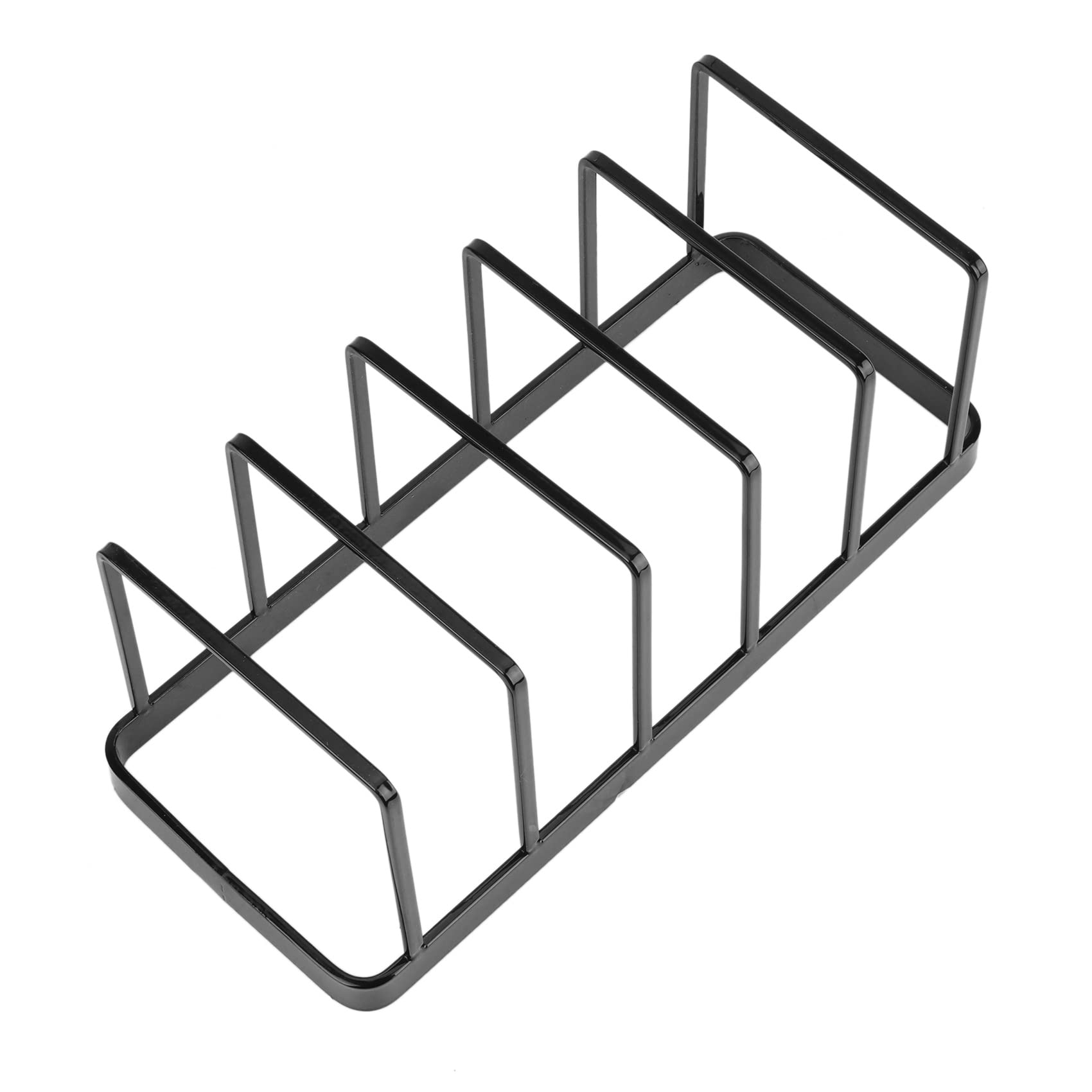 Euro KüChe Organisator für Teller, Schneiden Bretter Backen Formen MehrwegbehäLter und Deckel Halter Gestell Schwarz