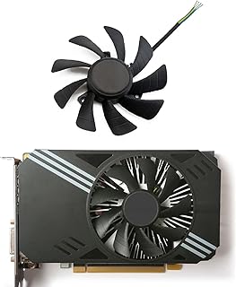Justyet 85 mm wentylator do karty graficznej T129215SH wentylator kart graficznych, procesor graficzny, chłodzenie do Zotac GeForce N1060I OC 6GD / GTX 950 960 1060 Mini ITX, do gier chłodnicy górskiej