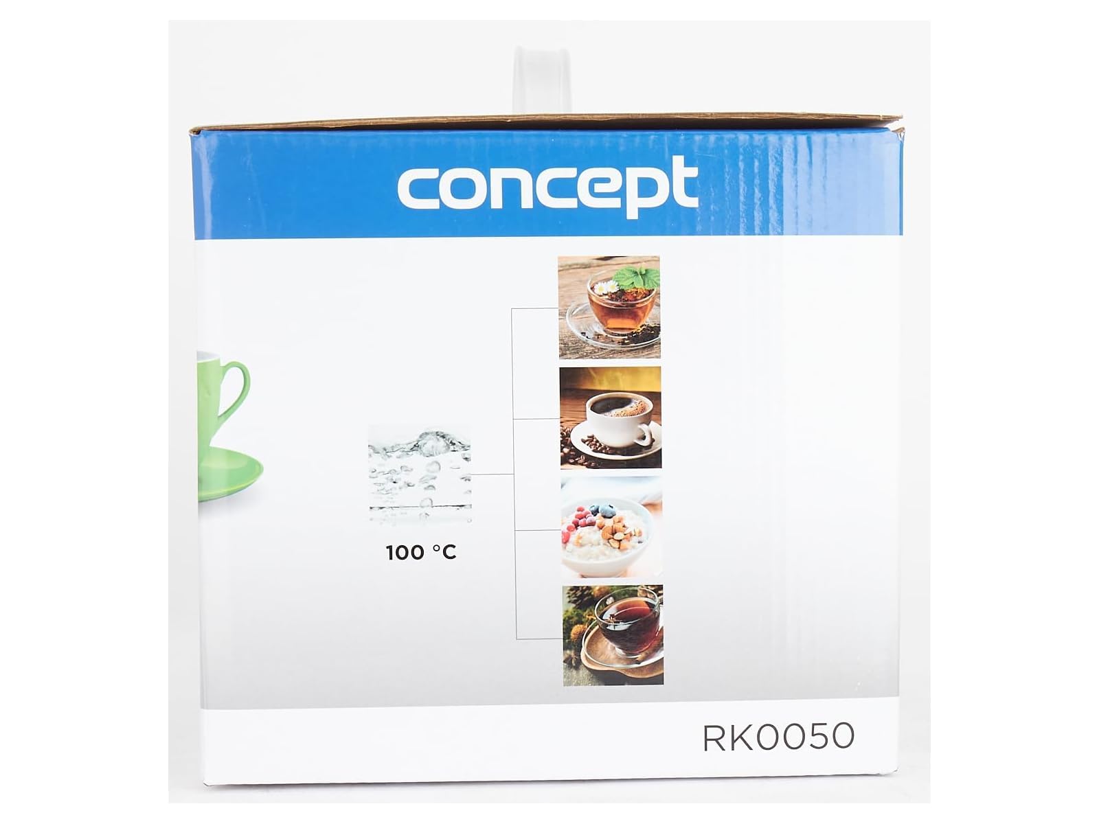 Concept Elettrodomestici Concept Golf RK0050, 1000 W, 4 Cups, Ceramic