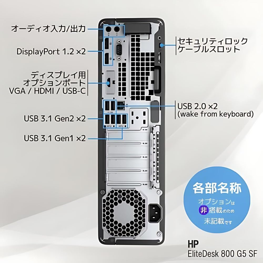Windows11 第9世代CPU搭載 SSD+HDD ☆ HP ProDesk 800 G5 SFF Core i7