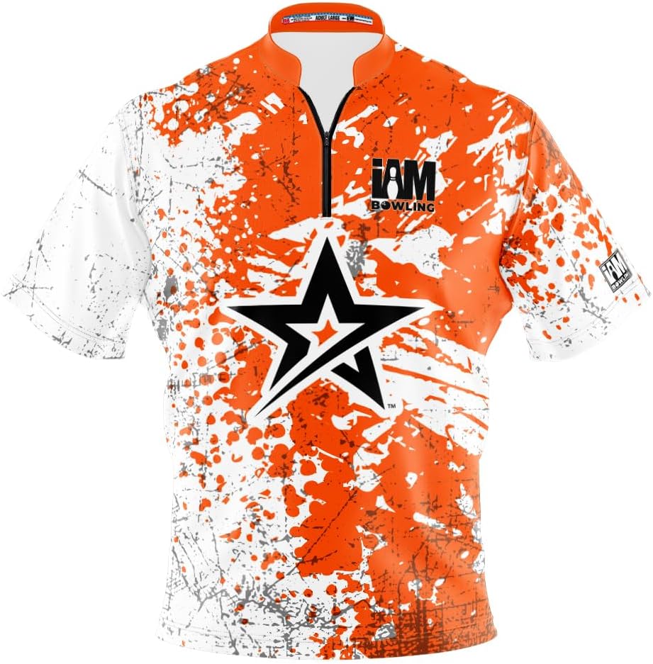 Logo Infusion I AM Bowling Jersey Short Sleeve Sash Collar 2221-RG Made in USA ROTO Grip
