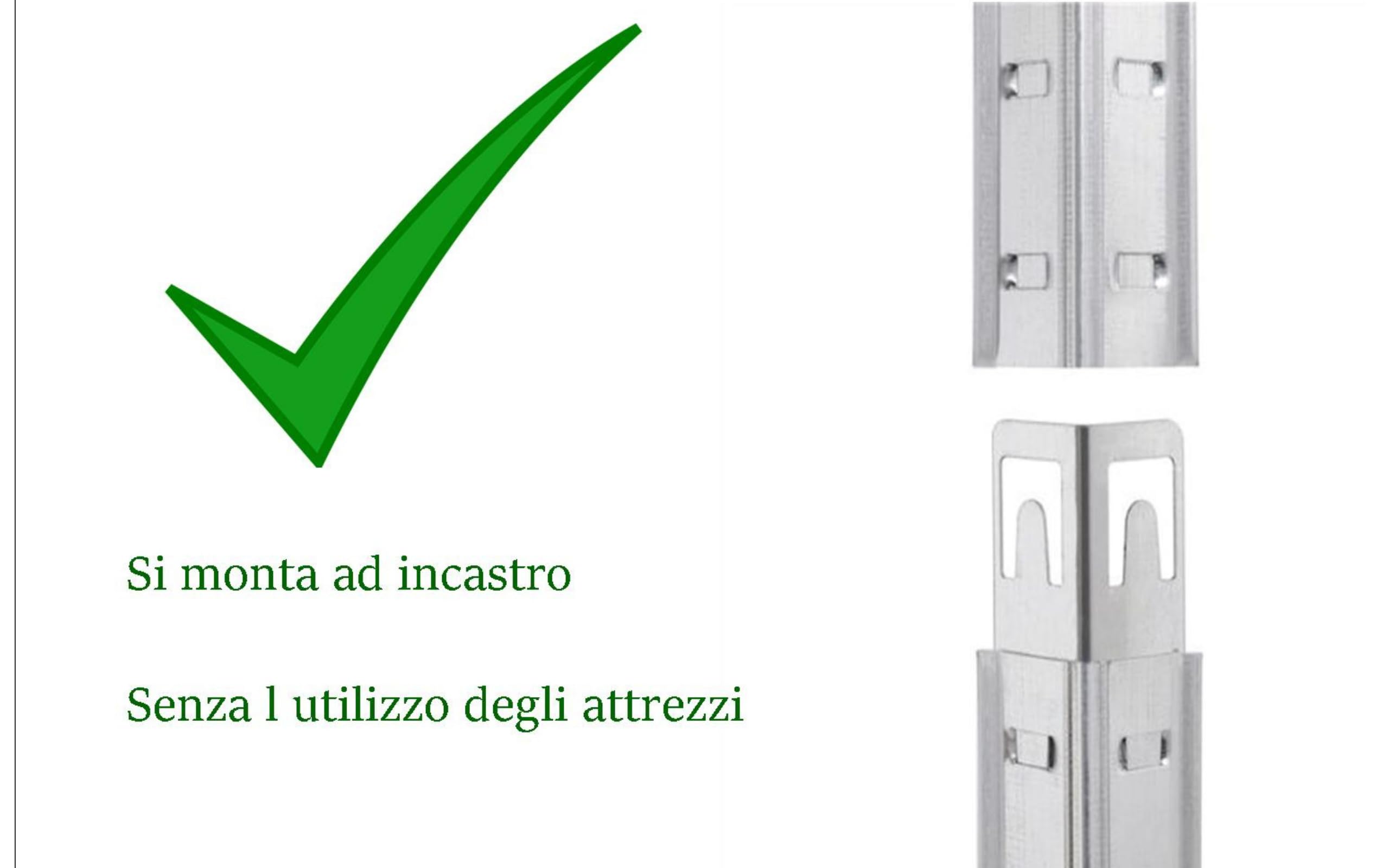 Scaffale In Metallo per Garage Scaffali Ripiani in MDF Scaffalatura Alta Portata Fino a 875 kg 5 Ripiani Regolabili 90 x 40 x H180cm per Box Ripostiglio Officina Cantina Magazzino Modulare (2)