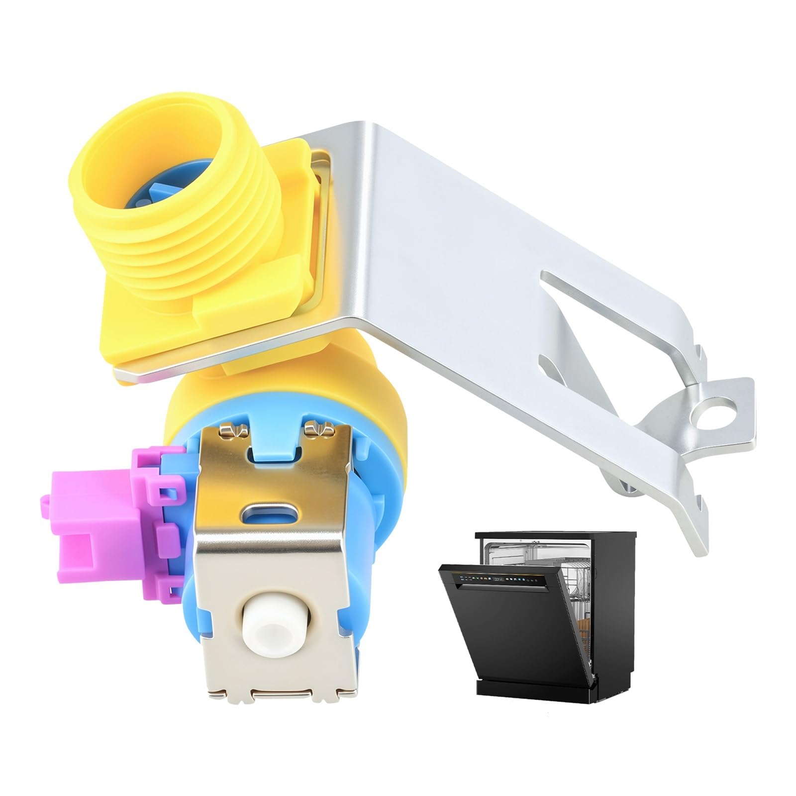 Conjunto de válvula de agua for lavavajillas, entrada de agua
