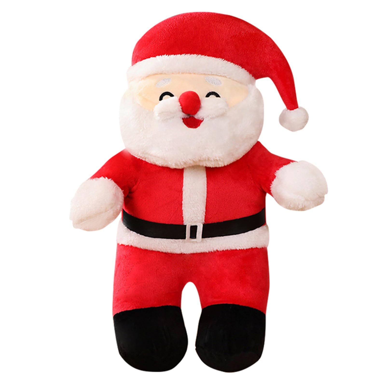 Jazuaiao Christmas Santa Doll Pillow Plush Toy Merry Decorations for Home Ornament Festival Birthday Gifts Home Pillow Doll