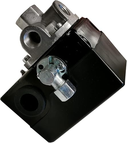 Miniatura 5 de XIAOWEI Interruptor de presión CW207576AV para compresor de aire Campbell Hausfeld 95/125 PSI compatible con 69JG109569R 69JF7LY2C