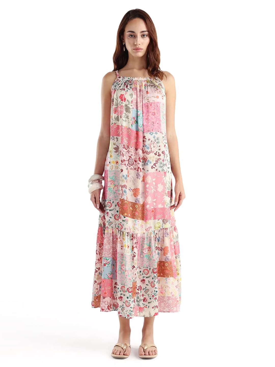 rareism Regular FIT Floral Print Maxi Dress-picture-37